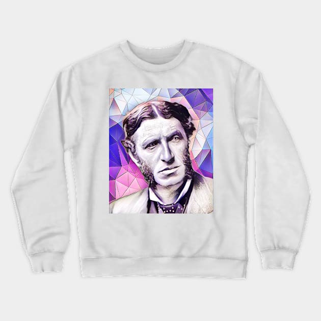 Matthew Arnold Pink Portrait | Matthew Arnold Artwork 8 Crewneck Sweatshirt by JustLit